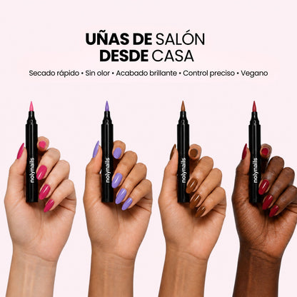 5 marker polishes without UV lamp | Nolynails™